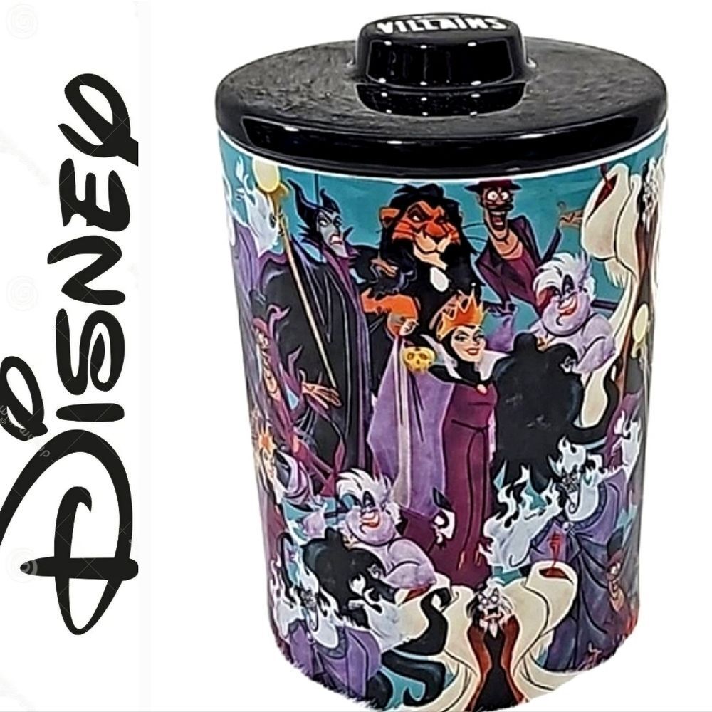 Disney Villains Ceramic Canister/Cookie Jar
